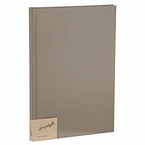 ナカバヤシ シンプラフト/ブック式フリーアルバム/A4/グレー ア-SPT-A4B-N [274-238348]