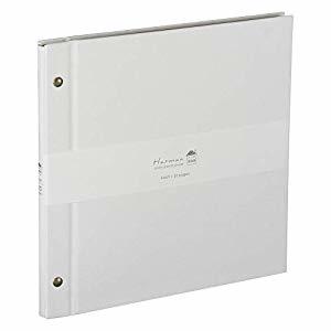 ナカバヤシ ハルマー/ビス式フリーアルバム/デミ/ホワイト A-HRD-201-W [274-239239]