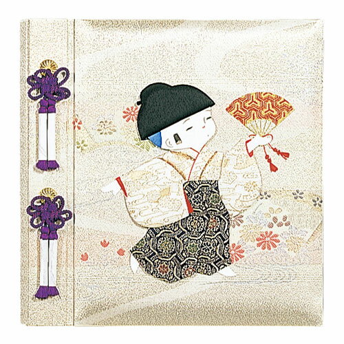 ナカバヤシ フエルアルバム誕生用100年台紙 京人形 男の子 アH-LB-121-2 [274-302841]