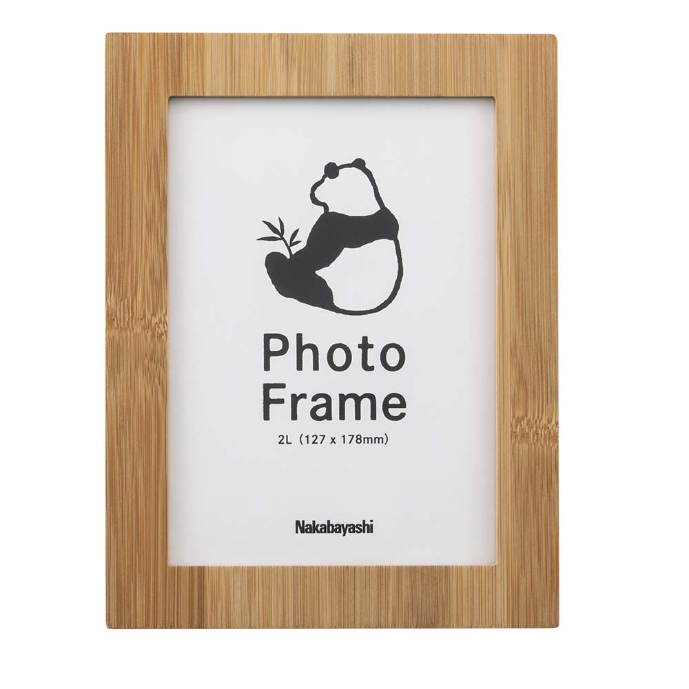ナカバヤシ フォトフレーム/竹/2L/ナチュラル F-TW-107-NA [274-936817]