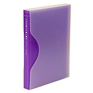 ナカバヤシ カラーカルバムL-80／バイオレット アカ-CPL-80-V/G [274-346784]