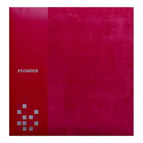 ナカバヤシ フエルアルバム Lサイズ ピカルディー レッド アH-LG-500-R [274-351344]