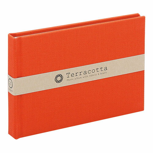 ナカバヤシ テラコッタ/ブック式フリーアルバム/L1/レッド TER-L1B-110-R [274-376675]