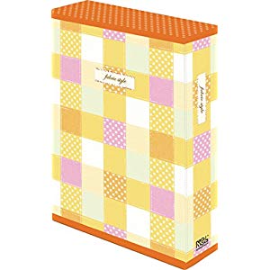 ナカバヤシ 3冊ポケットアルバム180枚 ファブリック スタイル 3PL-180-1/M [274-380979]