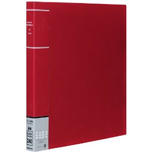 ナカバヤシ フォトグラフィリアL判3×2/240Pレッド PH6L-1024-R/G [274-389682]