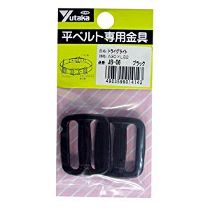 ユタカメイク 金具 トライグライト A30×L32 ブラック JB-06 [284-014143]