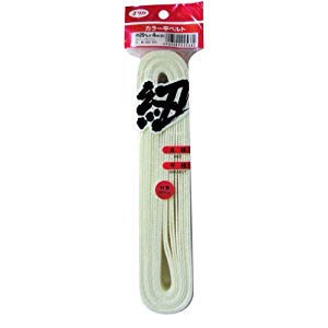 ユタカメイク 平ベルト アクリルカラー 巾25mm×4m ホワイト AD-101 [284-025682]
