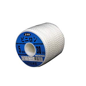 ユタカメイク ロープ ビニロンロープボビン巻 5×30m RV-3 [284-033038]
