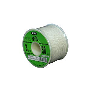 ユタカメイク ロープ 綿ロープボビン巻 3×50m RC-1 [284-033113]