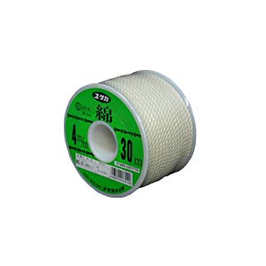 ユタカメイク ロープ 綿ロープボビン巻 4×30m RC-2 [284-033120]