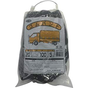 ユタカメイク ゴム チューブバンド 20mm×約1000mm 5本入 TT-1505 [284-043181]