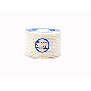 ユタカメイク ロープ ポリエステルロープボビン巻 4mm×30m RS-2 [284-111675]