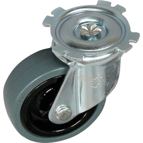 矢崎化工 ヤザキ yazaki ミニポリトラー用メンテナンスパーツ 車輪径Φ75 交換用キャスター ゴム車輪 YJ..