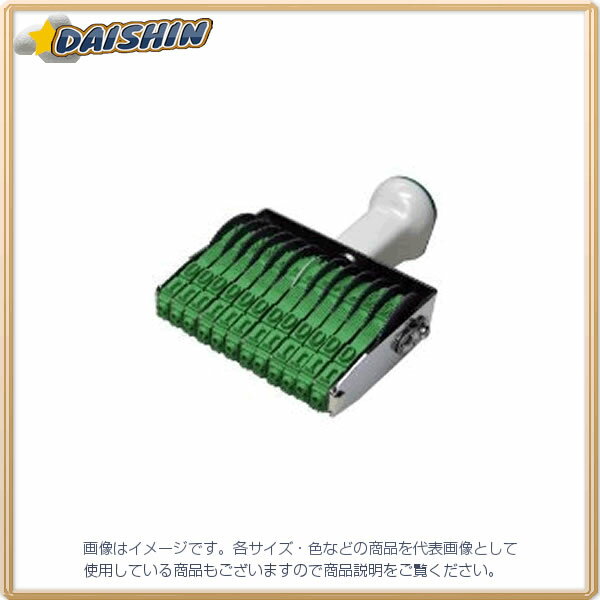 サンビー テクノタッチ回転印 欧文2号12連 [702700] TK-212 [442-121403]