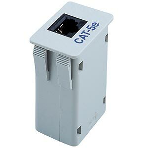 サンワサプライ LAN用中継コネクタ(エンハンスドカテゴリ5対応) EA-LAN5 EA-LAN5 [444-164419]