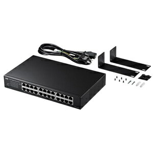 サンワサプライ Giga対応スイッチングハブ(24ポート)ループ検知機能つき LAN-GIGAH24L LAN-GIGAH24L [444-569931]