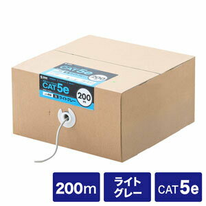 サンワサプライ カテゴリ5eUTP単線ケーブルのみ KB-T5-CB200N KB-T5-CB200N [444-750735]