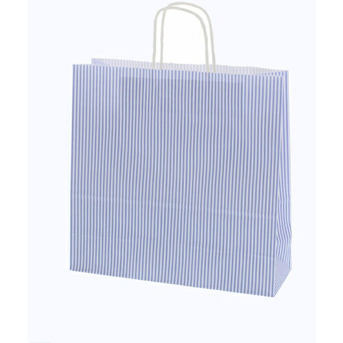 シモジマ HEIKO 手提げ紙袋 25チャームバッグ 3才 モノストライプ B 50枚入り 003255200 [452-343588]