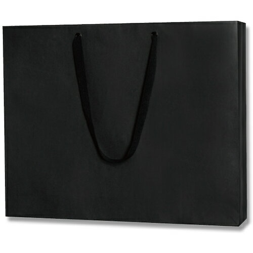 シモジマ HEIKO 手提げ紙袋 ファッションバッグ 黒 L 10枚入り 006489300 [452-595000]