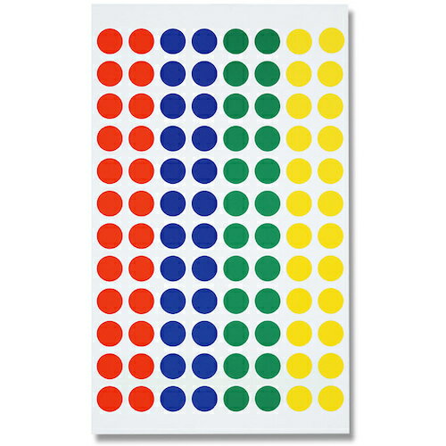 シモジマ HEIKO タックラベル 9 No．649 4色アソート 672枚入り 007062137 [452-802825]