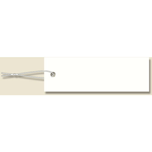 シモジマ HEIKO 提札 ミニパック No.610 生成綿糸付 100枚入り 007158338 [452-839920]