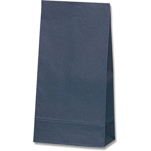 シモジマ HEIKO 角底袋 未晒無地 紺 No.12 100枚入り 004053201 [452-361247]