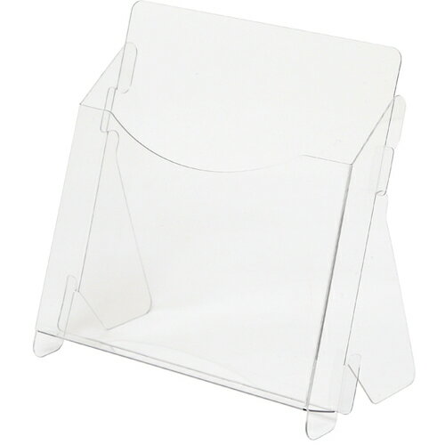 シモジマ HEIKO 組み立てパンフレットスタンド CDサイズ 5枚入り 007306391 [452-018776]