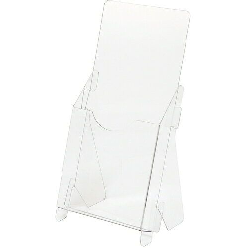シモジマ HEIKO 組み立てパンフレットスタンド A4三つ折りサイズ 5枚入り 007306392 [452-018783]