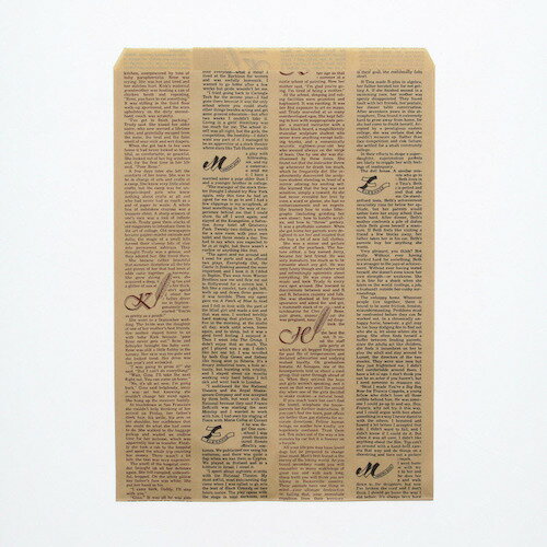 シモジマ HEIKO 平袋 柄小袋 Rタイプ フェザーイニシャル R-20 200枚入り 006525302 [452-386721]