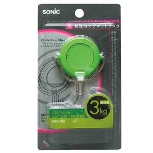 ソニック 超強力マグネットフック3kgブリスター緑 [1336] MG-752-G [482-031563]