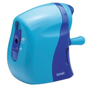 ソニック かるハーフ 手動鉛筆削り 青 [13627] SK-802-B [482-035356]