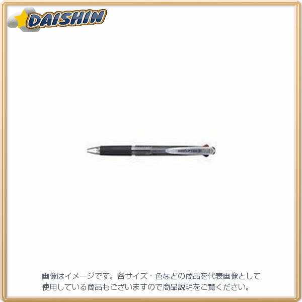 三菱鉛筆 多色ボールペン クリフター 透明黒 [65482] SE3304T.24 [F020310]