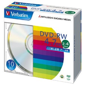 三菱化学メディア データ用DVD-RW 2-4