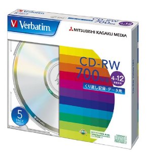 三菱化学メディア PC DATA用 CD-RW [3510]