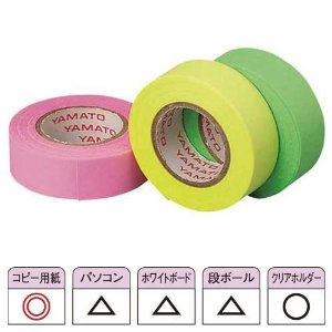 ヤマト YAMATO メモックロールテープ 蛍光カラー詰替 [71375] RK-15H-B [624-061356]