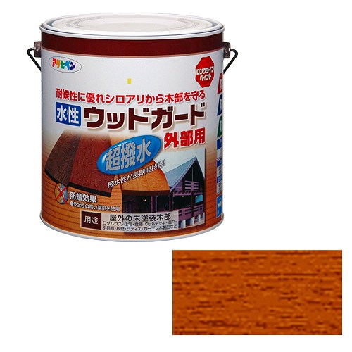 ☆☆ アサヒペン 水性ウッドガード外部用 ライトオーク 02 [665-417329]