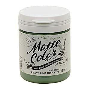 ☆送込☆ アサヒペン 水性多用途ペイントマットカラー 180ML オリーブグリーン [A190601]