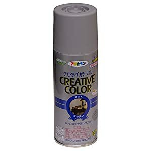 アサヒペン クリエイティブカラースプレー 300ML 52スチールグレー - [665-502919]