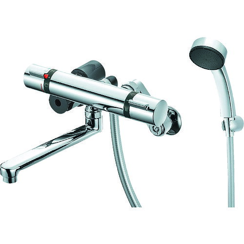 三栄水栓 SANEI サーモシャワー混合栓 ホース長さ1.6m オールメッキ パイプの長さ170mm 一般地用 日本製 SK18520S9-13 [669-661228]