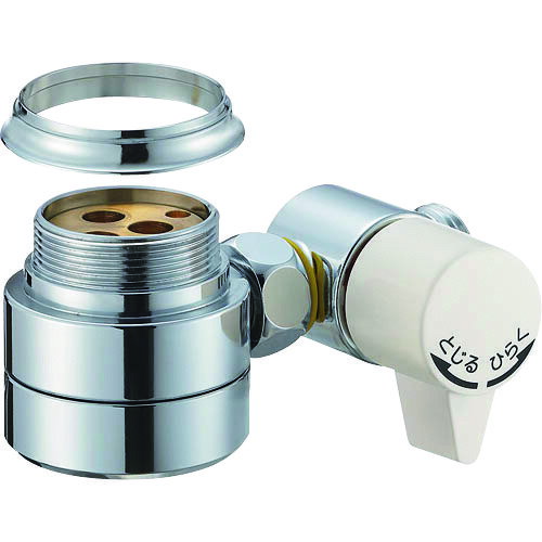 三栄水栓 SANEI シングル混合栓用分岐アダプター B98-AU2 [669-139178]