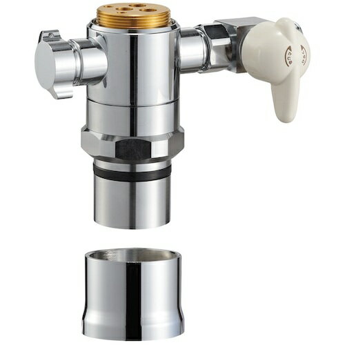 三栄水栓 SANEI シングル混合栓用分岐アダプター B98-AU6 [669-139253]