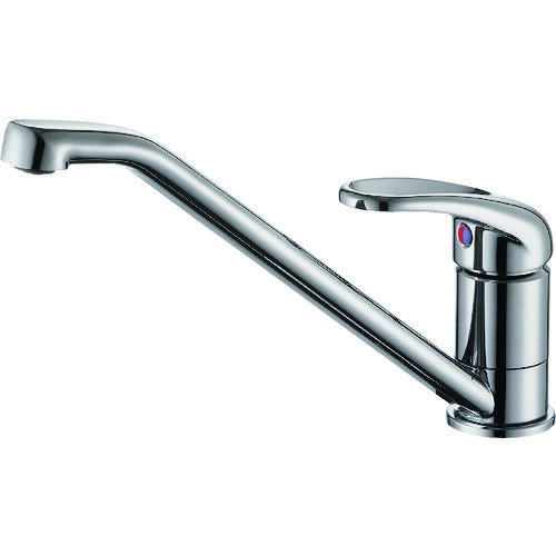 三栄水栓 SANEI シングルワンホール混合栓 K87111EJK-80D-13 [669-611988]