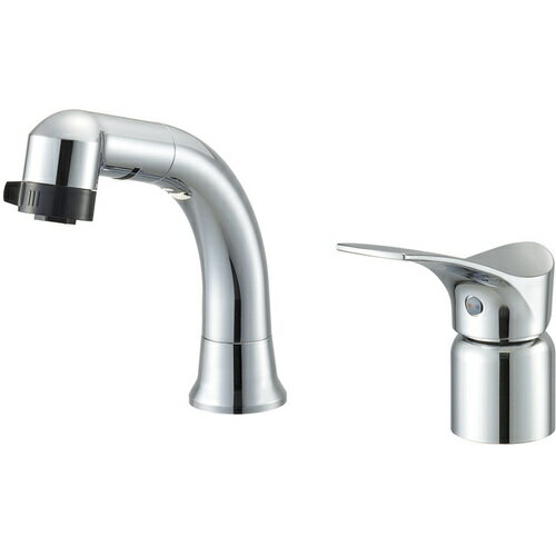 三栄水栓 SANEI シングルスプレー洗面混合栓 K37110E6JK [669-614934]