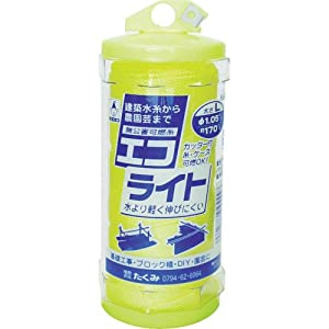 たくみ 【6個販売】エコライト 無公害水糸 イエロー L 4555 [A031113] 1