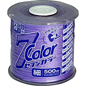たくみ 建築水糸7カラー パープル 細 4818 [674-048184]