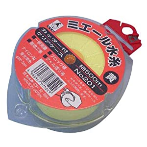 たくみ ミエール水糸（カッター付ケース入） イエロー 極太 204 [674-075357]