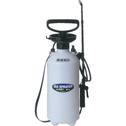 ☆送込☆ フルプラ ダイヤスプレープレッシャー式噴霧器 除草剤用6L 8261 [A230101]