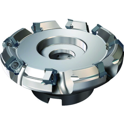 三菱マテリアル 三菱 WSX445形 低抵抗両面インサート式汎用正面削り用 アーバタイプ正面フライス 右勝手 WSX445-040A04AR [690-674342]