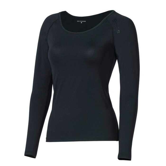 おたふく手袋 JW-538 クルーネックシャツ レディース 黒 S - [711-602940]