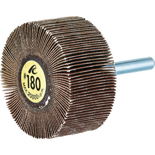 イチグチ 【5個販売】AC フラップホイル 軸径3mm #80 外径25×幅5×軸長30 AF2505-80 [719-020038]